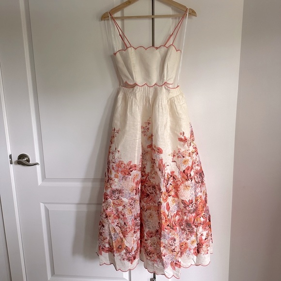 SOLD Zimmermann Devi Midi Linen Dress - size 0 | XS-S - Picture 10 of 15